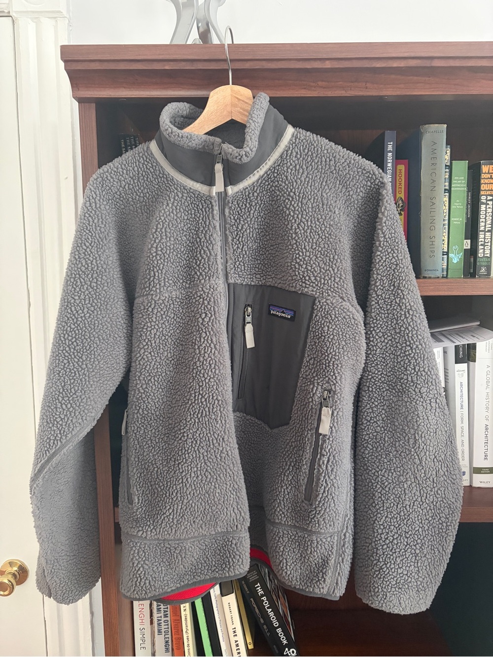 Grey Patagonia Full Zip Jacket